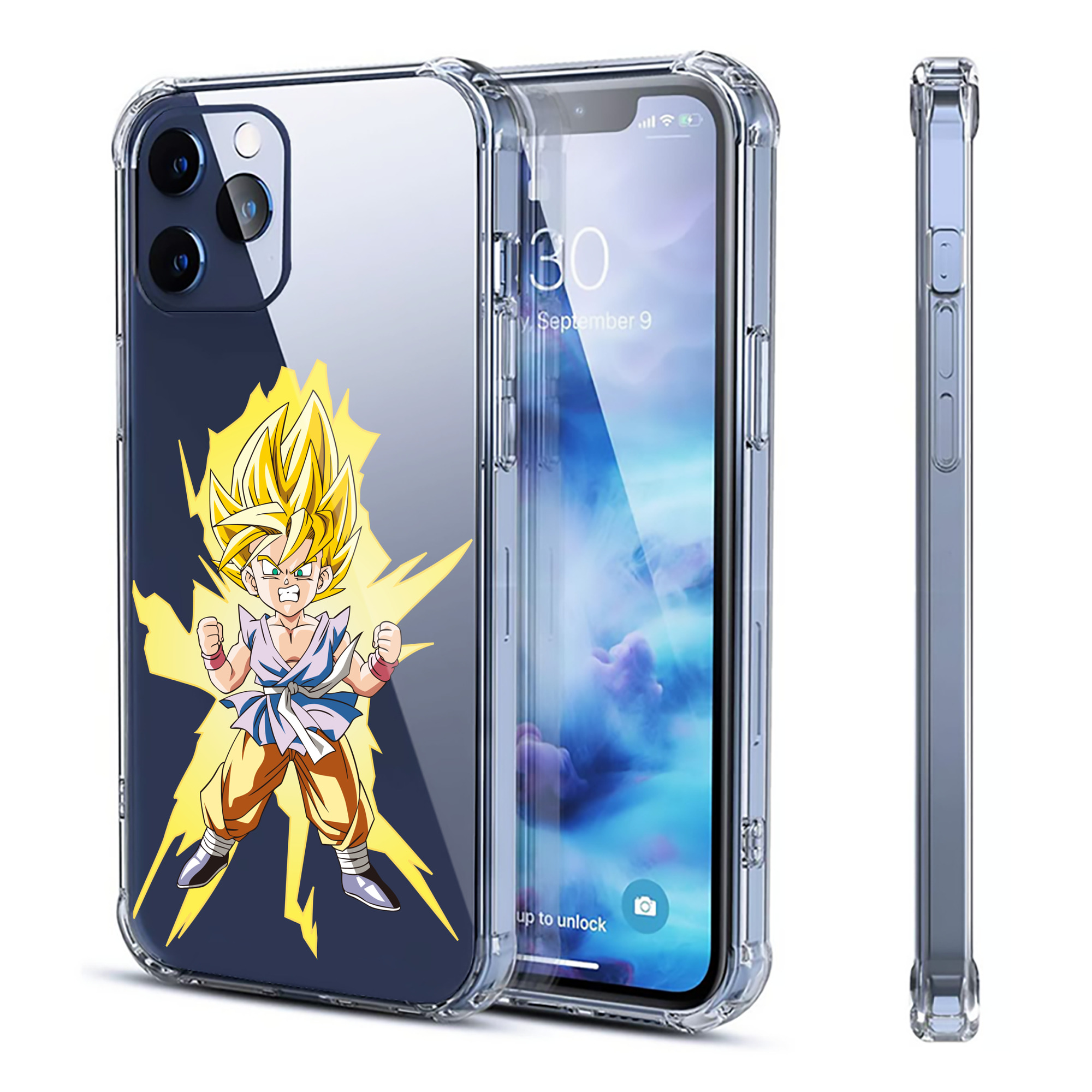 （画像用） ドラゴンボール ベジット DRAGON BALL Vegetto 【iPhone 12シリーズ対応】透明スマホケース（クリアソフトケース）